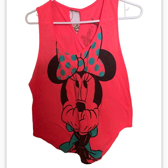 Disney Teen/Junior Fashion Tank Top Scared Minnie Mouse - Picture 2 of 3